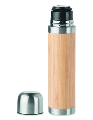 Thermos rivestito in bamboo