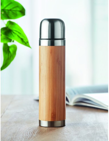 Thermos doppio strato bamboo