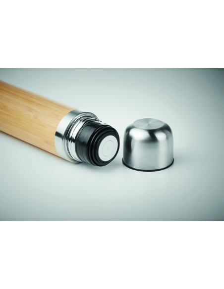 Thermos rivestito in bamboo
