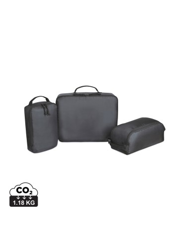 Set 3 cubi da viaggio Renew in rPET AWARE™