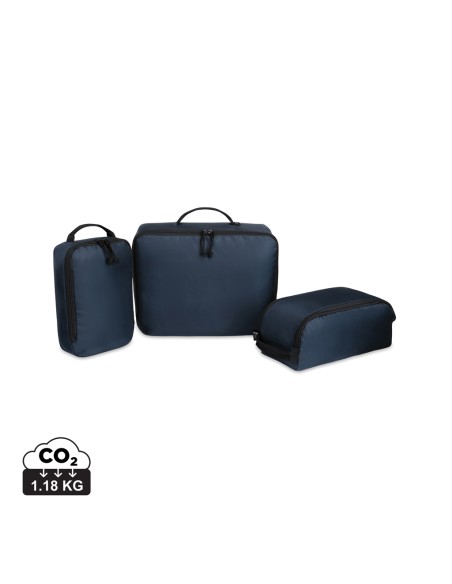 Set 3 cubi da viaggio Renew in rPET AWARE™