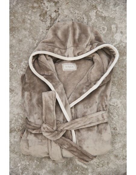 Lussuosa vestaglia VINGA Louis in RPET GRS, taglia S-M