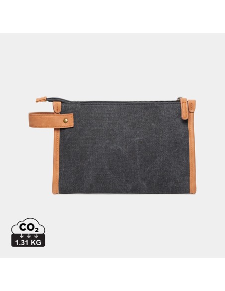 Cosmetic bag VINGA Bosler in canvas riciclato GRS