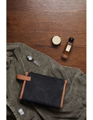 Cosmetic bag VINGA Bosler in canvas riciclato GRS