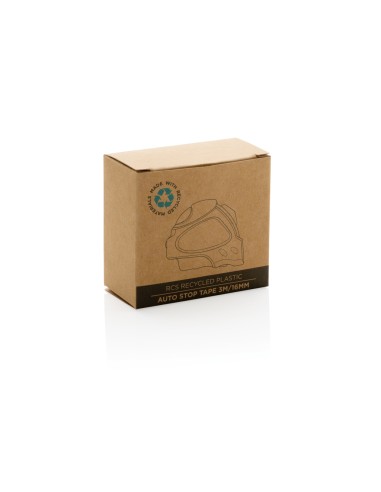 Flessometro autobloccante 3m/16mm in plastica riciclata RCS