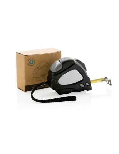 Flessometro autobloccante 5m/19mm in plastica riciclata RCS