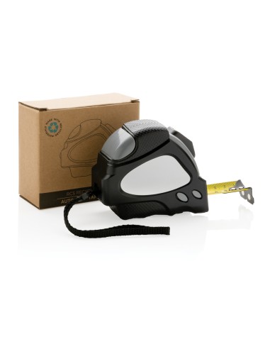 Flessometro autobloccante 8m/25mm in plastica riciclata RCS