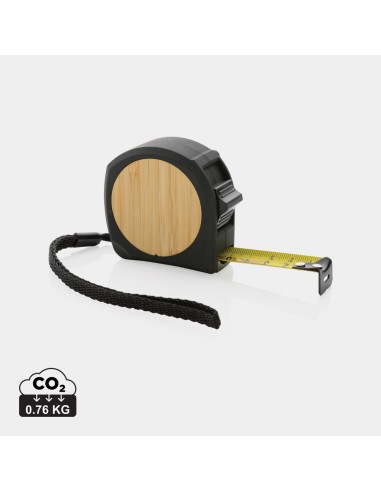 Flessometro 5m/19mm in plastica riciclata RCS e bambù