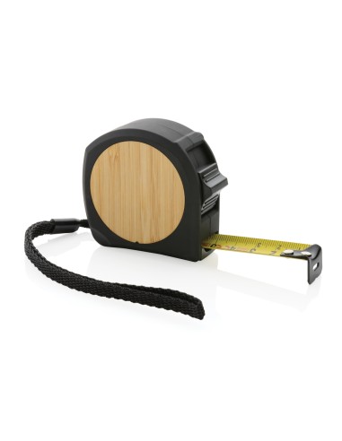 Flessometro 5m/19mm in plastica riciclata RCS e bambù