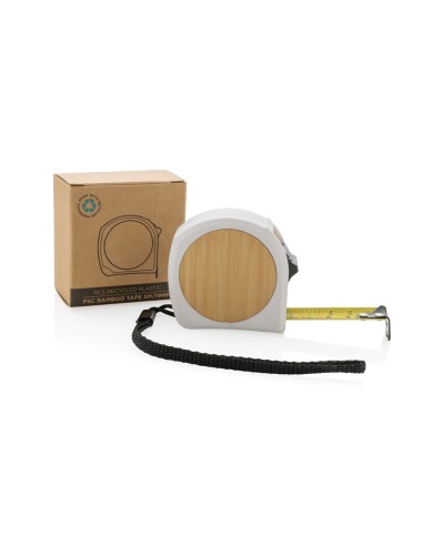 Flessometro 5m/19mm in plastica riciclata RCS e bambù