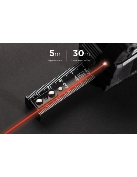 Flessometro 5M con laser 30M Gear X