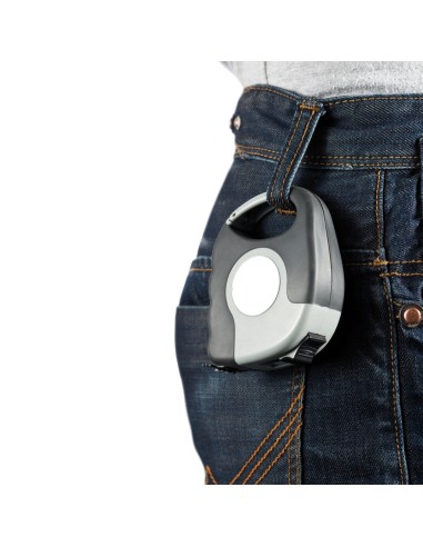 Flessometro 5m/19mm con moschettone