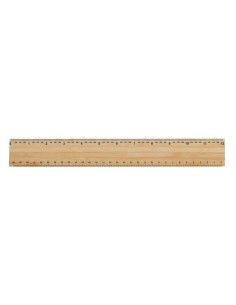Righello in bambù bifacciale Timberson extra spesso da 30 cm