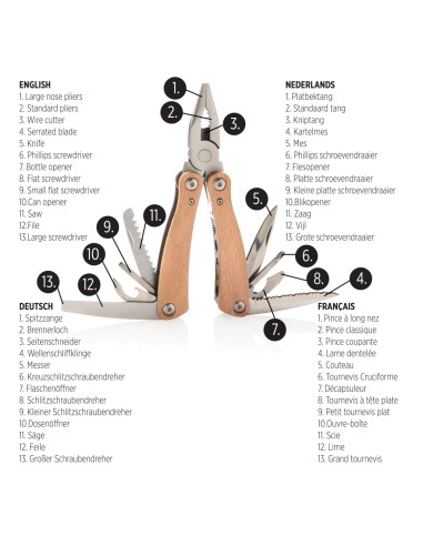 Multiattrezzo in legno