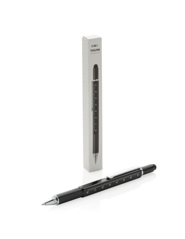 Penna multiattrezzo 5 in 1 in alluminio