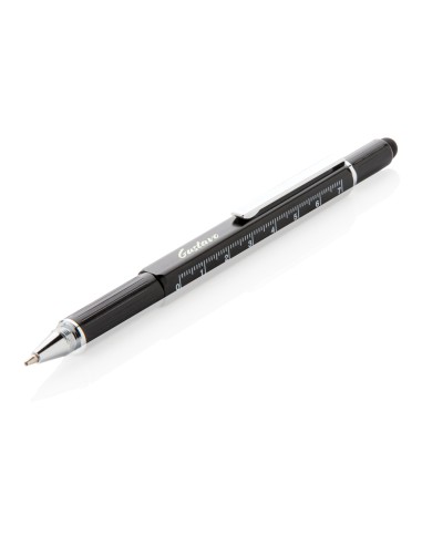 Penna multiattrezzo 5 in 1 in alluminio