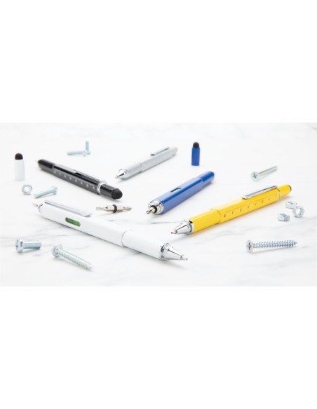Penna multiattrezzo 5 in 1 in alluminio