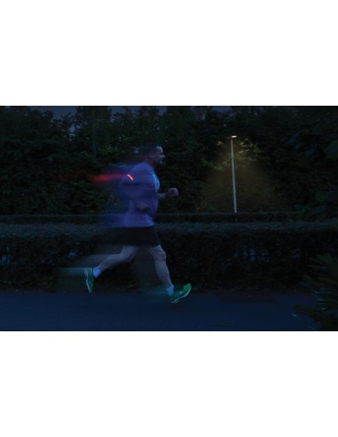 Luce running ricaricabile Lumi Sprint in rPlastica RCS