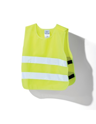 Gilet di sicurezza in PET riciclato GRS 3-6 anni