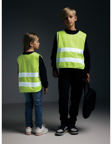 Gilet di sicurezza in PET riciclato GRS 3-6 anni