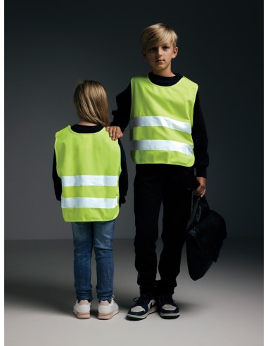 Gilet di sicurezza in PET riciclato GRS 7-12 anni