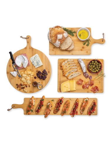 Tagliere rotondo in bambù Ukiyo