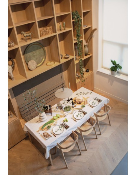 Tagliere rotondo in bambù Ukiyo