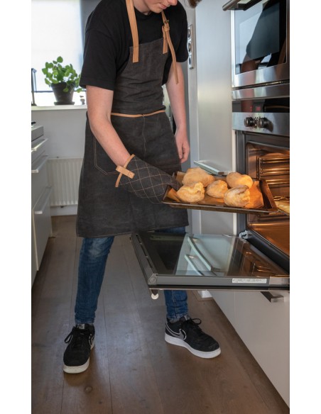 Guanto da forno deluxe in canapa