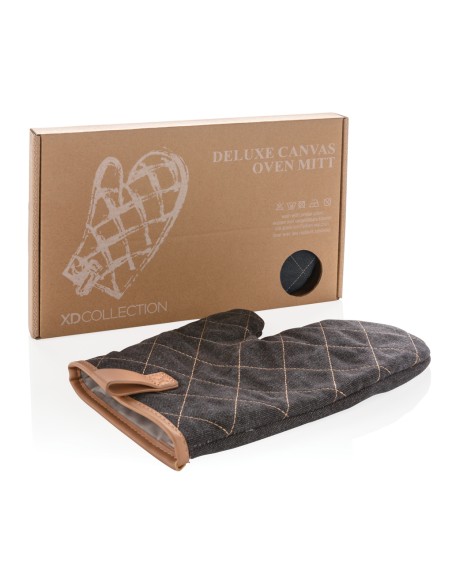 Guanto da forno deluxe in canapa
