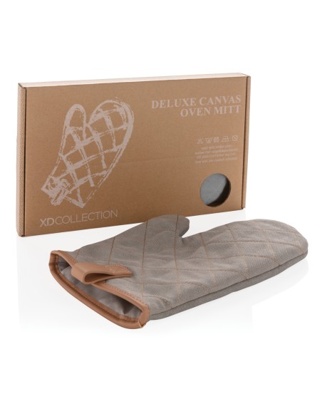 Guanto da forno deluxe in canapa