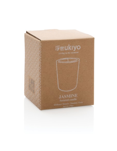 Candela profumata piccola in vetro Ukiyo