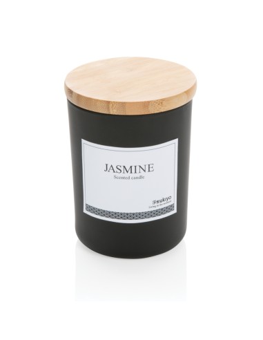 Candela profumata deluxe Ukiyo con tappo in bambù