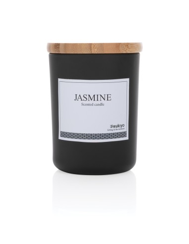 Candela profumata deluxe Ukiyo con tappo in bambù