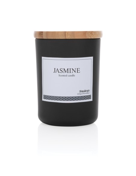 Candela profumata deluxe Ukiyo con tappo in bambù