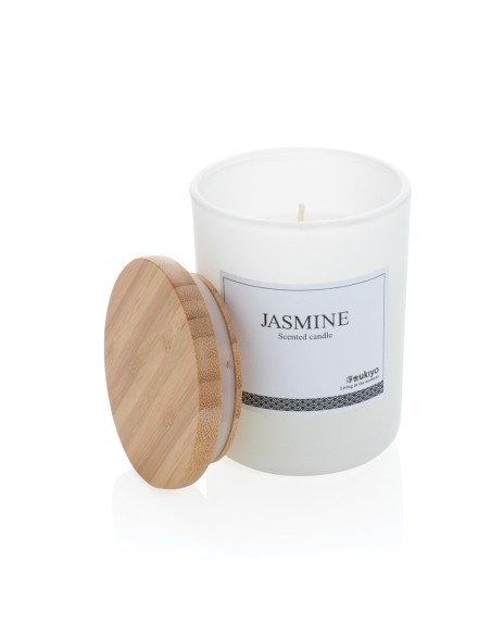 Candela profumata deluxe Ukiyo con tappo in bambù