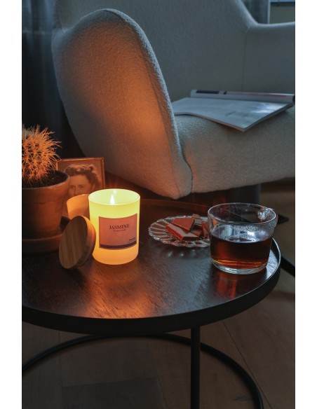 Candela profumata deluxe Ukiyo con tappo in bambù