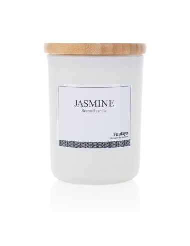 Candela profumata deluxe Ukiyo con tappo in bambù