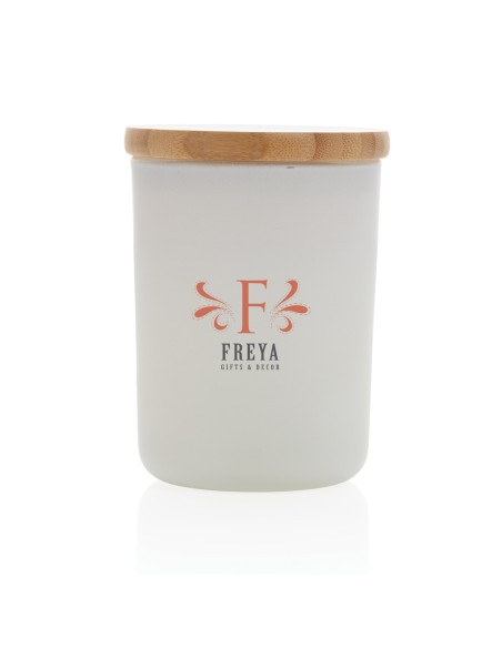 Candela profumata deluxe Ukiyo con tappo in bambù