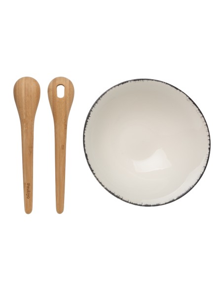 Insalatiera con posate in bambù Ukiyo