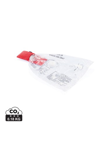 Mascherina CPR con portachiavi