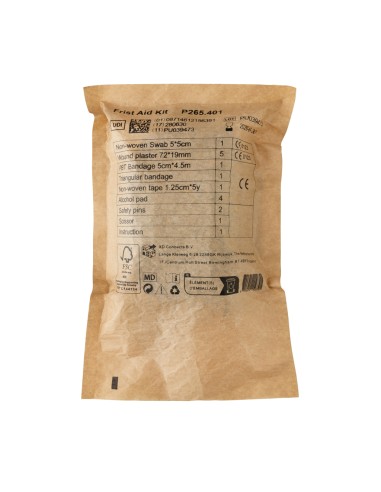 Kit pronto soccorso postalizzabile in PU riciclato RCS