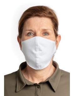 Mascherina in cotone a 2 strati riutilizzabile