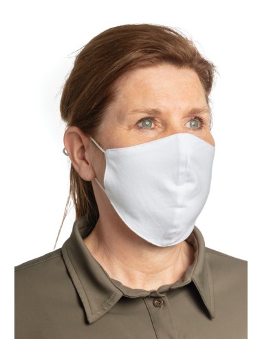 Mascherina in cotone a 2 strati riutilizzabile