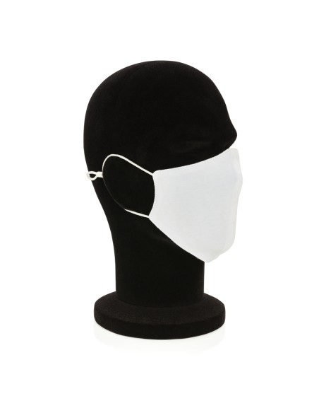 Mascherina in cotone a 2 strati riutilizzabile