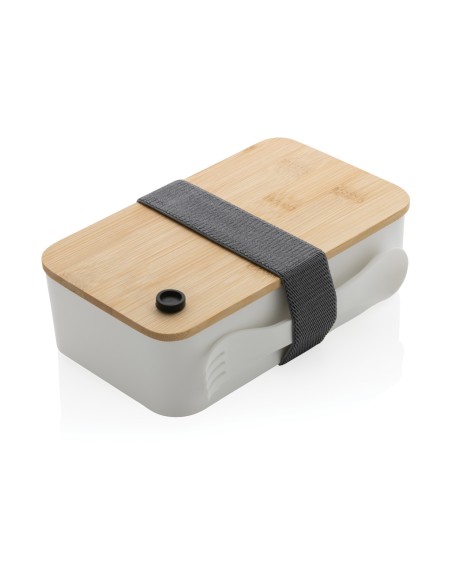Portapranzo in RPP RCS con tappo in bambù