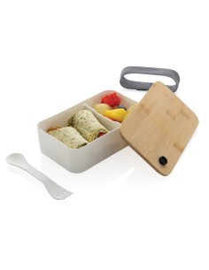 Portapranzo in RPP RCS con tappo in bambù