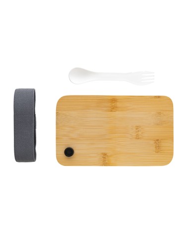 Portapranzo in RPP RCS con tappo in bambù