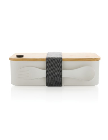Portapranzo in RPP RCS con tappo in bambù