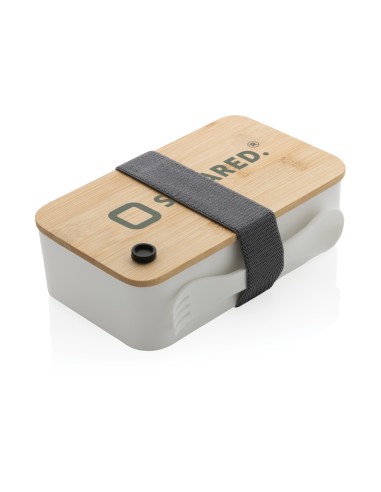 Portapranzo in RPP RCS con tappo in bambù