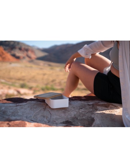 Portapranzo in RPP RCS con tappo in bambù